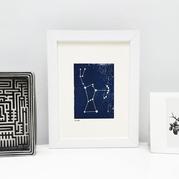 Orion Constellation Woodblock Print, 3 of 5
