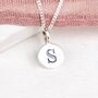 Girl's Personalised Sterling Silver Initial Necklace, thumbnail 4 of 6