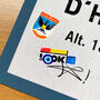 Personalised Cycling Road Sign, Alpe D’huez Art Poster, thumbnail 8 of 9
