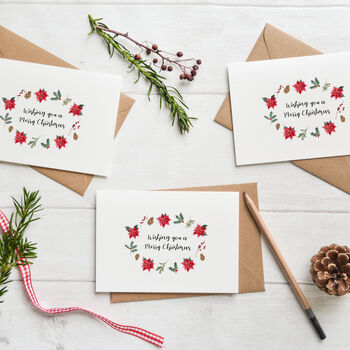 Christmas Foliage Card Pack, 3 of 3