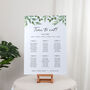 Green Eucalyptus Wedding Seating Plan Sign, thumbnail 1 of 3