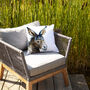 Inky Donkey Outdoor Cushion For Garden Furniture, thumbnail 4 of 8