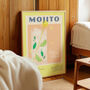 Retro Mojito Cocktail Print, thumbnail 8 of 12