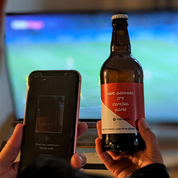 It's Coming Home Personalised Pale Ale And Music, 3 of 4