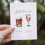 Couples Personalised Drinks Card, thumbnail 1 of 7