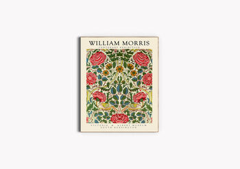 William Morris Rose Print, 3 of 3