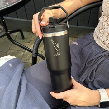 Personalised Water Bottle For Cricket, 2 of 4
