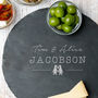 Personalised Slate Cheese Board For Couples, thumbnail 1 of 5