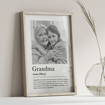 Personalised Grandma Print, Gift For Grandma, 5 of 6