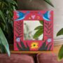 Love Bird Hand Painted Decorative Mini Mirror, thumbnail 6 of 6