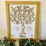 Personalised Retirement Gift Tree Framed Wooden Tree, thumbnail 6 of 10