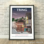 Tring High Street, Hertfordshire Print In Day Or Dusk, thumbnail 2 of 6