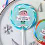 Its Time To Have Some Fun Christmas Elf Lollipop, thumbnail 1 of 3