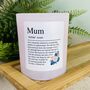Personalised Mothers Day Mum Definition Candle, thumbnail 3 of 12