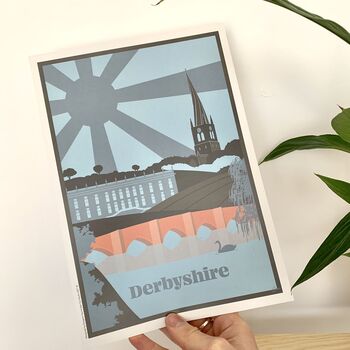 Derbyshire County Travel Print, 3 of 3