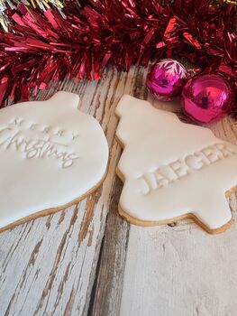 Corporate Christmas Biscuit Gift Box – Branded Iced Biscuits With Company Logo | Luxury Client Christmas Gift, 4 of 7