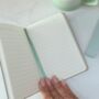 Christmas Gift For Her – Luxury Green Set With Notebook, Purse, Keyring And Festive Socks, thumbnail 4 of 11