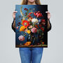 Bursting With Beauty Floral Bouquet Wall Art Print, thumbnail 2 of 6