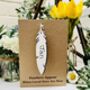 Personalised Feathers Appear Remembrance Card, thumbnail 4 of 4