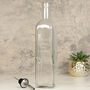 Engraved Contemporary Divide Glass Olive Oil Pourer, thumbnail 2 of 2