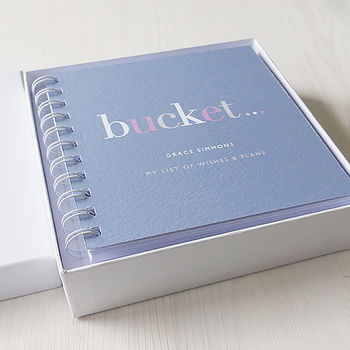 Personalised 'Bucket' List Small Notebook, 2 of 10