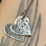 Personalised Handmade Sterling Silver Hearts Necklace, thumbnail 2 of 7