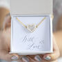 Personalised Heart Bracelet With Pearl Detail, thumbnail 2 of 10