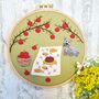 Picnic In The Orchard Felt Appliqué Hoop Kit, thumbnail 1 of 3