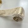 Chiffon Wedding Ribbon With Frayed Edge Champagne Gold 5m Roll, thumbnail 2 of 3