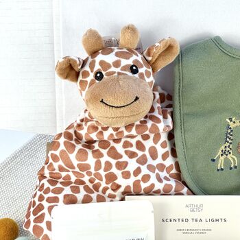 Giraffe Safari New Baby And New Parents Gift Set, 2 of 8