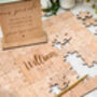Wedding Guest Book Alternative Personalised Puzzle, thumbnail 6 of 10