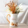 17cm Hello Autumn Ceramic Flower Jug, thumbnail 1 of 4
