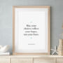 Use Your Own Words Personalised Quote Print, thumbnail 1 of 9