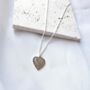 Sterling Silver Double Heart Personalised Necklace, thumbnail 1 of 5