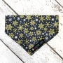 Christmas Snowflake Grey Dog Collar, thumbnail 3 of 6