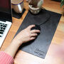 Personalised Home Office Vintage Leather Mouse Pad, thumbnail 9 of 12