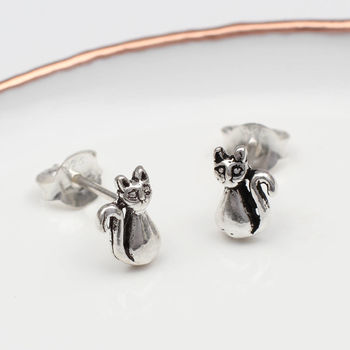 Sterling Silver Mini Animal Stud Earrings, 7 of 12