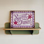 Sweet Dreams Poster, Bedroom Art, thumbnail 5 of 7