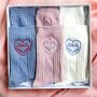 Personalised Valentines Cashmere Bed Socks Gift Set, thumbnail 6 of 8