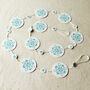 White Christmas Paper Garland Kit, thumbnail 2 of 3