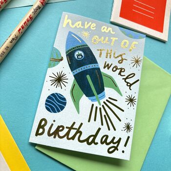 Have An Out Of This World Birthday Card, 2 of 3