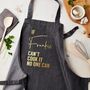 Personalised Denim 'Can Cook It' Apron, thumbnail 2 of 8