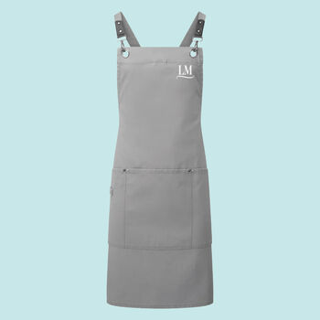 Personalised Initials Click And Clasp Apron, 3 of 9