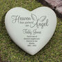Personalised Angel Heart Memorial, thumbnail 3 of 6