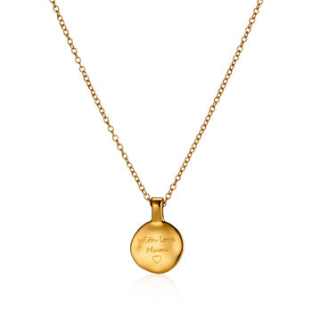 Women's Gold Plated Initial Message Necklace, 6 of 10