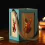 Peppermint Wooden Candle Lantern, thumbnail 5 of 8