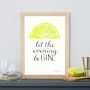 'Let The Evening Be Gin' Original Painting, thumbnail 6 of 12