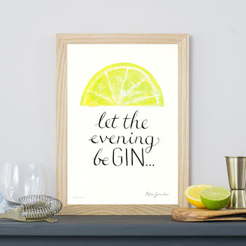 'Let The Evening Be Gin' Original Painting, 6 of 12