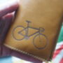 Road Bike Leather Passport Case, thumbnail 2 of 7