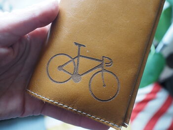 Road Bike Leather Passport Case, 2 of 7